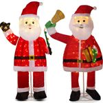 6FT Christmas Santa LED Decoration Light Up Ornament Indoor Outdoor Xmas Decor