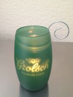 GROLSCH  GLASS TEALIGHT HOLDER X 1   GENUINE  MERCHANDISE BOXED NEW