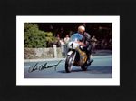 8X6 Mount MIKE HAILWOOD Signed PHOTO Print Ready To Frame MOTO GP SUPERBIKES