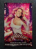 SUPER RARE VINTAGE 77x51cm MARIAH CAREY BILLBOARD/RECORD SHOP POSTER 2001 Unused