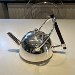 Silver Plated Art Deco Christopher Dresser Style Round Shape