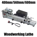 110V-220V Mini Lathe Adjustable Grinding Polishing Machine Woodworking Lathe