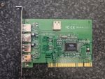 VIA VT6202 USB five 4+1 port PCI interface card 4 external 1 internal
