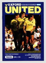 Oxford United v Manchester United 08/11/1986 Alex Ferguson 1st Match at Man Utd