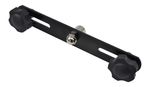 Dual Microphone Holder with Adjustable Spacing Bar