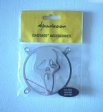 Sharkoon 80mm 8cm UV-Reactive Or Metal Custom Design Fan Grill With Screws