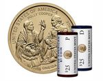 2x 2026 NATIVE AMERICAN ONE DOLLAR $1 COINS POLLY COOPER SACAGAWEA BUNC P&D MINT