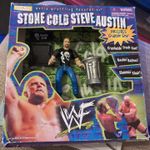 WWF Grapple Gear Stone Cold Steve Austin Jakks Pacific 1998 Complete No Plastic