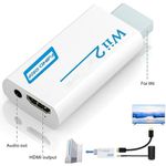 Wii to HDMI Adapter Converter 1080P HD Video Audio 3.5mm Output Wii2HDMI