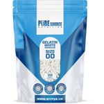 White Empty Capsules Gelatine Pharmaceutical Size 00/0/1 Capsule Self Fill Caps