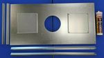 Stove register plate,steel chimney closure board wood burner 2 X sweep hatches