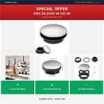 Stainless Steel Sink Hole Cover 28-38mm Faucet Tap Hole Cap