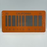 Back To The Future II ’Barcode' US Car License Number Plate • New
