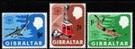 GIBRALTAR SG214/6 1967 INTERNATIONAL TOURIST YEAR MNH