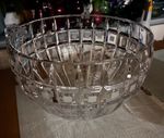 WATERFORD MARQUIS QUADRATA Lead Crystal Glass bowl  9” across