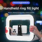 Portable Handheld Ring LED Light New Rabbit Cage Lighting Photography Lamp for M
