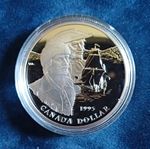 1995 Canada Silver Dollar Proof Hudson's Bay Company 0.925 Silver - Uncertified