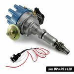 Powerspark 35DLM8 Late Rover V8 Distributor and 3 Pin to 2 Converter Lead