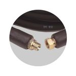 3/8" High Pressure Hose 1 Wire For Power Washer Jet Wash - 3/8" M X 3/8" F BSP