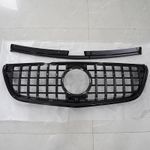 For Mercedes Vito Van W447 16-20 Front Bumper GT Style Grill Grille Gloss Black