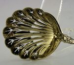 PRETTY ENGLISH ANTIQUE STERLING SILVER SUGAR SIFTER SPOON 1900 VICTORIAN