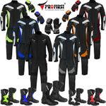 Motorbike Suit Jacket Trousers Boots Gloves CE Armoured Waterproof Set Men Race
