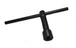 12MM SQUARE TOOLPOST SPANNER T TYPE FOR 12MM - 1/2" SQUARE HEAD BOLTS RDGTOOLS