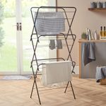 OHS 3 Tier Clothes Dryer Airer Foldable Clothing Drying Rack 15m