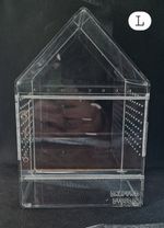 Salford Spoods Large House Enclosure 6x6x8" Solid Clear Acrylic Spider