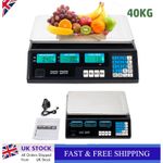 40kg/5g Digital Electronic Weighing Price Computing Scale Vegetable Fruit Scales