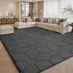 Modern Rugs Large Geometric Rug Living Room Bedroom Anti Slip Soft Carpet Mat UK