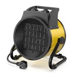 DAHTEC 2800W Electric Fan Heater Fast Heating Portable for Home Garage Greenhous