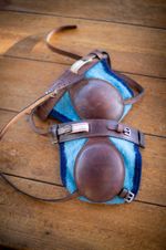 Vintage - Pony Knee Guards - Custom Hand Made - Collectable Saddlery - Rare