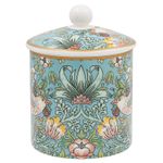 Storage Canisters Jar William Morris Strawberry Thief Teal Floral Container
