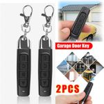 1~2pcs 433MHZ Remote Control Duplicator Garage Gate Copy Door Opener Cloning