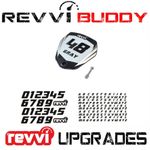 Revvi Electric Bike Motorcycle Number And Name Board Kit Fits 12", 16" Bikes