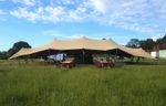 STRETCH TENT (HIRE ONLY!!) 12x20 250/300 capacity (Listed price is deposit)