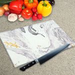 Premier Range Glass Chopping Board in Various - Digital Print Worktop Saver