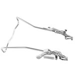 Durable Iron Bike Kick Stand Parking Holder Floor Storage Rack
