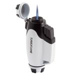 TURBOFLAME Vulcan Phoenix Laser Jet Flame - Windproof Refillable Lighter - WHITE