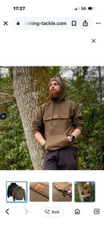 Vass Culture Hoody Khaki Green Brand New Size Small Fishing