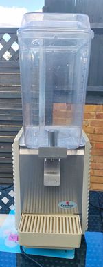 Crathco Commercial Cold Beverage Dispenser 1 Bowl Clear Tank Drip Tray Spout