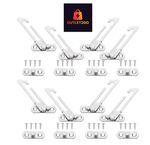 MIVIDE 4 Pair Window Restrictor, 8.5x4.8CM Restrictors for Upvc RRP £20