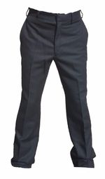Mens Uniform 100% Wool Trouser Black British New - W3N