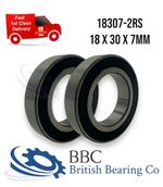 PAIR OF 18307-2RS 6903-18 MR18307 18mm x 30mm x 7mm Thin Section Bike Bearing
