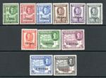 (664)     Somaliland Protectorate KGVI 1951 Surch Set SG125-135 LM/Mint