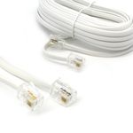 RJ11 to RJ11 ADSL Cable Router Telephone Lead For BT/SKY Broadband Phone