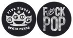 FIVE FINGER DEATH  Knuckle + F*k Pop TURNTABLE twin SLIPMAT SET PACK sealed 5FDP