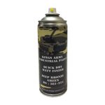 BS 381C224 Deep Bronze Green Military War Spray Paint Matte Finish 400ml Airsoft