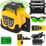 360° Rotary/Rotating Laser Level Green Range Remote Automatic Self-Leveling 500M